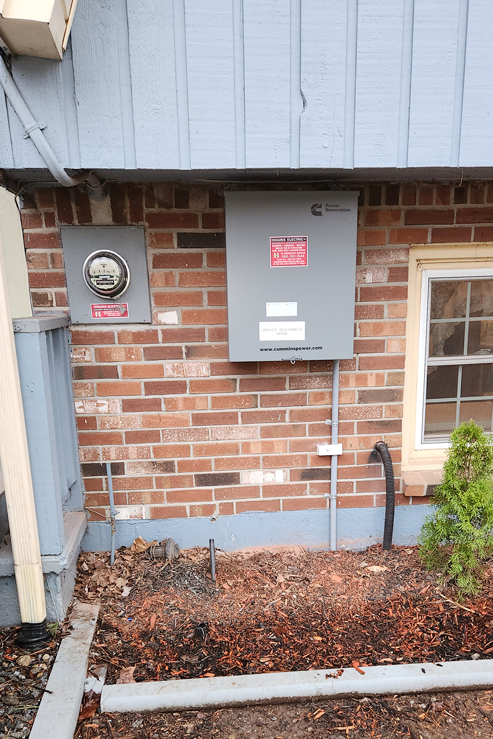 Transfer-Switch_083509_V-Banner outdoor transfer switch by Higgins Electric in East Hampton, CT